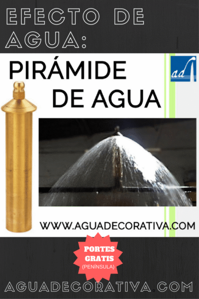Boquillas para fuentes de jardín efecto pirámide