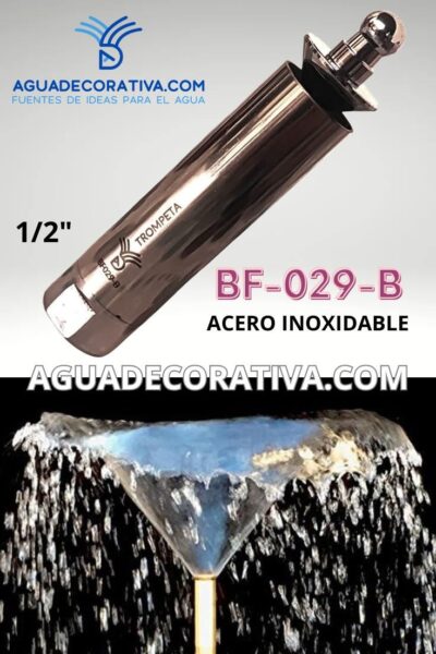 BOQUILLAS-PARA-FUENTES-DE-JARDIN-TROMPETA-CALIZ-ACERO-FOUNTAIN-NOZZLES-BF029B
